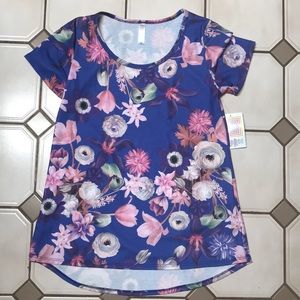 NWT Floral Lularoe Classic T